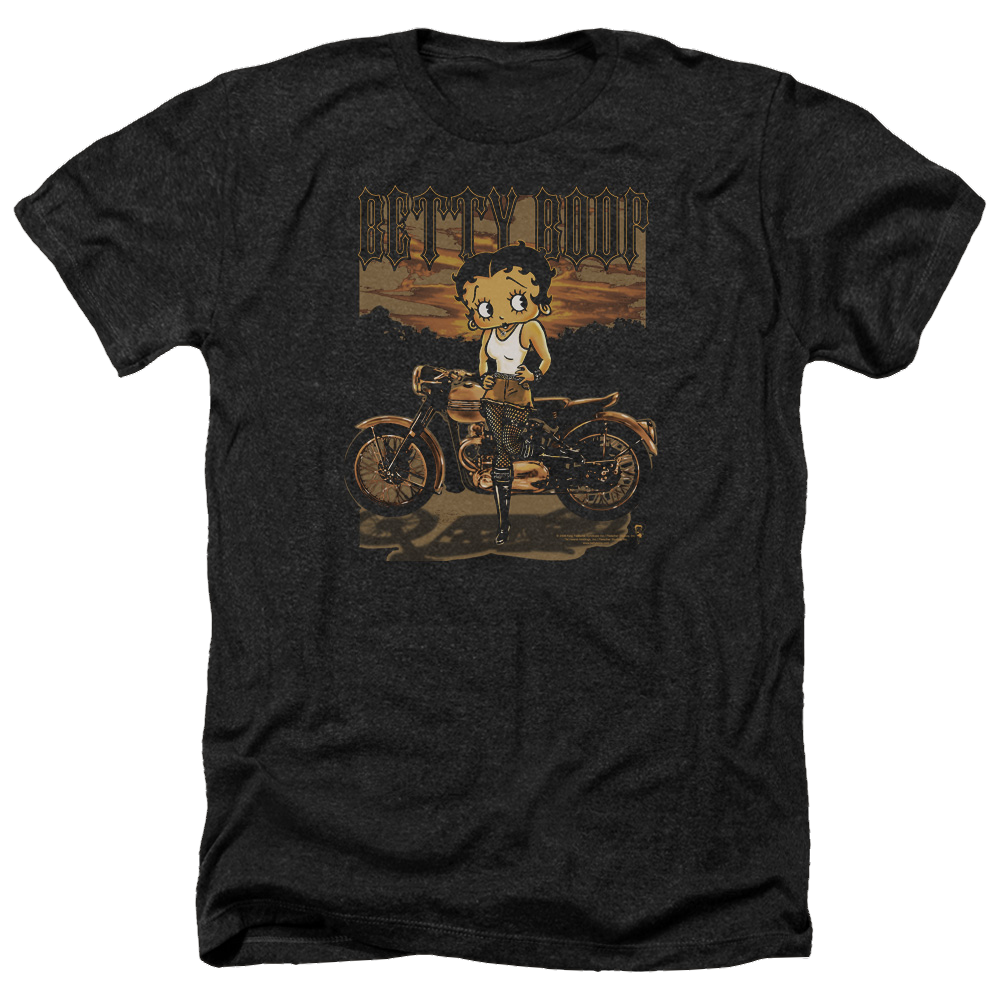 Betty Boop Rebel Rider - Men's Heather T-Shirt Men's Heather T-Shirt Betty Boop