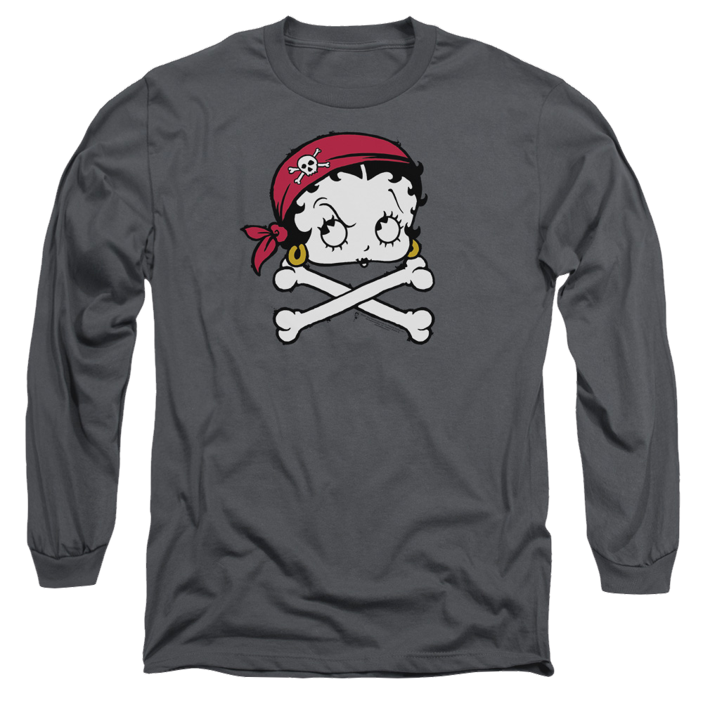 Betty Boop Pirate - Men's Long Sleeve T-Shirt Men's Long Sleeve T-Shirt Betty Boop