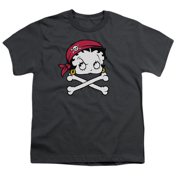 Betty Boop Pirate - Youth T-Shirt Youth T-Shirt (Ages 8-12) Betty Boop