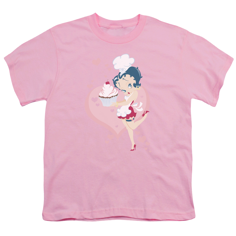 Betty Boop Cupcake - Youth T-Shirt Youth T-Shirt (Ages 8-12) Betty Boop