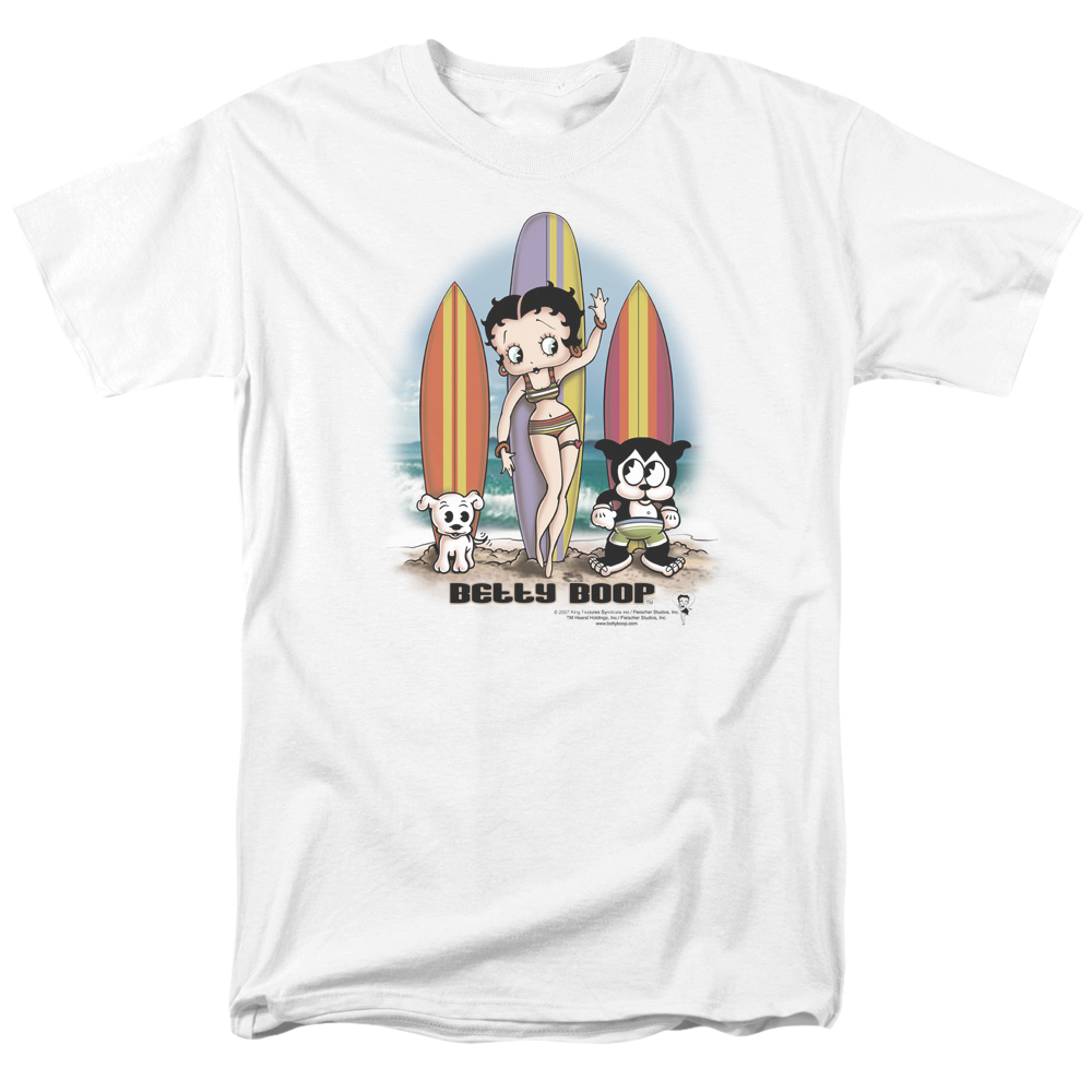 Betty Boop Surfers - Men's Regular Fit T-Shirt Men's Regular Fit T-Shirt Betty Boop