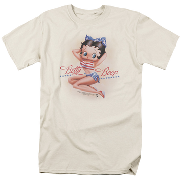 Betty Boop Stars And Stripes Forever - Men's Regular Fit T-Shirt Men's Regular Fit T-Shirt Betty Boop