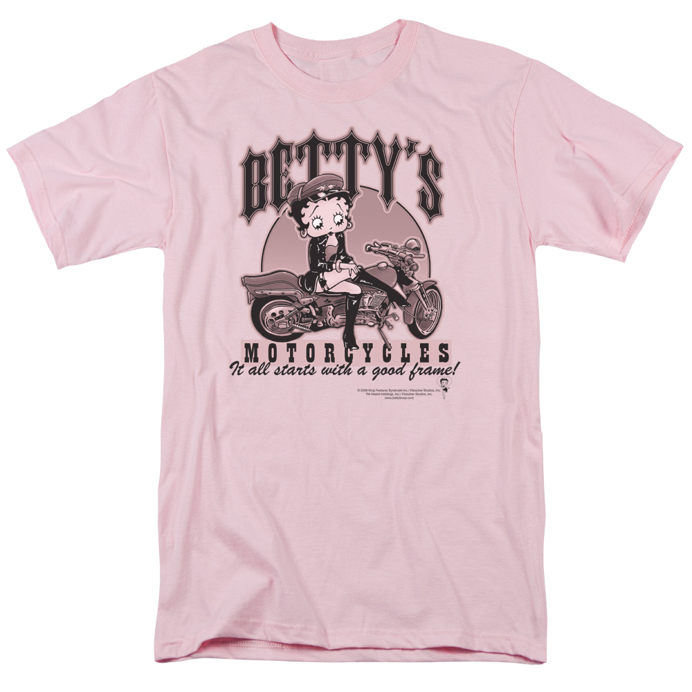 Betty Boop Bettys Motorcycles - Men's Regular Fit T-Shirt Men's Regular Fit T-Shirt Betty Boop
