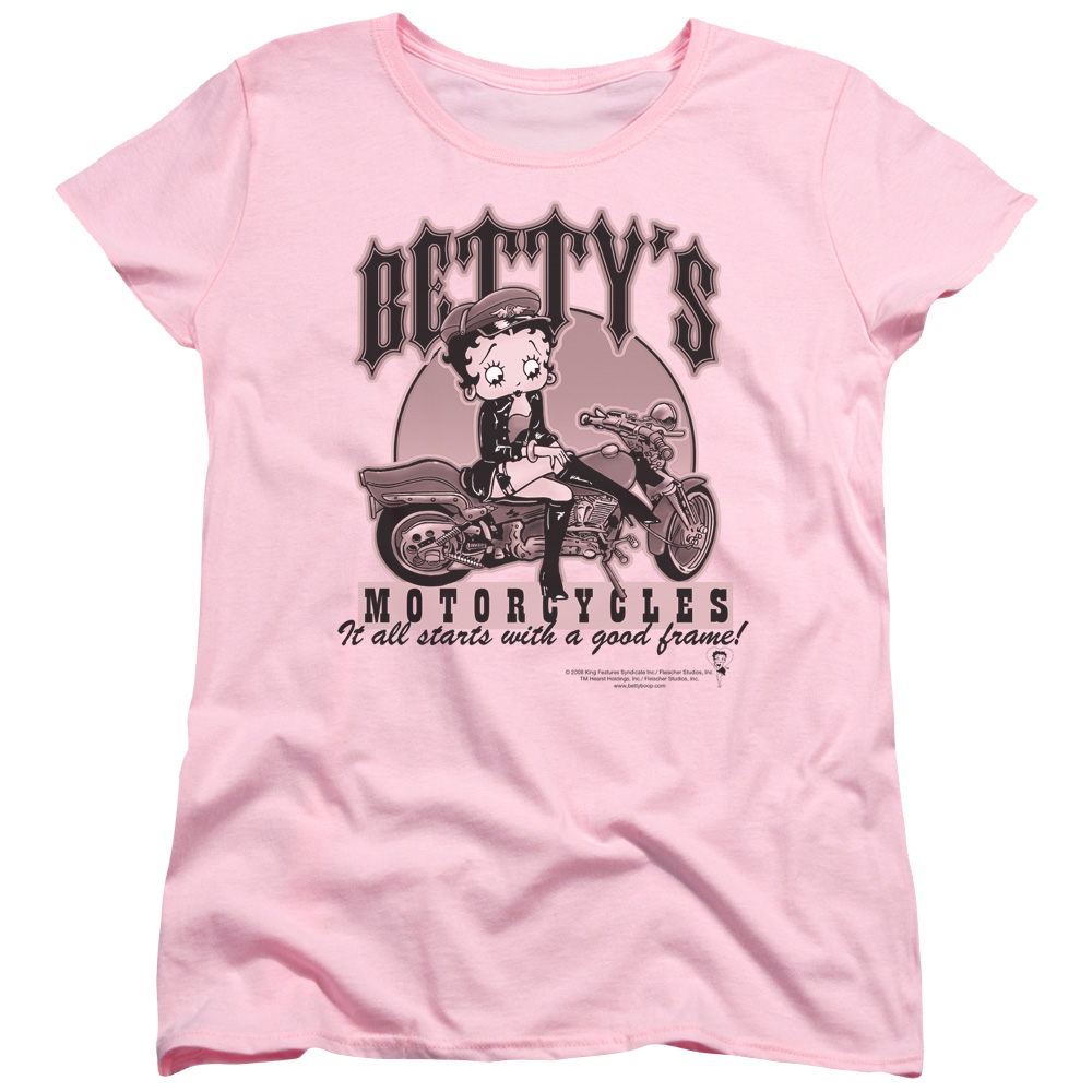 Betty Boop Bettys Motorcycles - Women's T-Shirt Women's T-Shirt Betty Boop