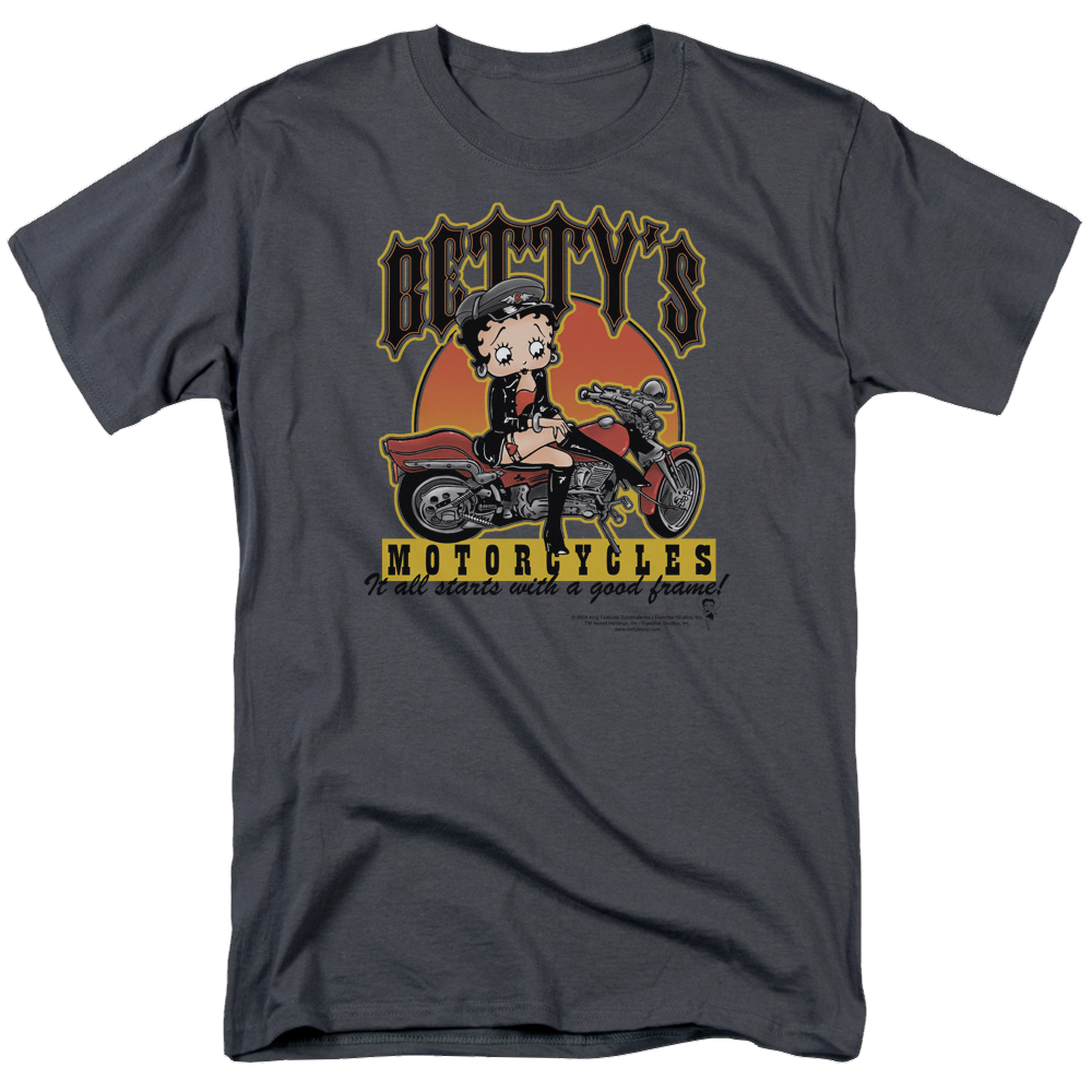 Betty Boop Bettys Motorcycles - Men's Regular Fit T-Shirt Men's Regular Fit T-Shirt Betty Boop