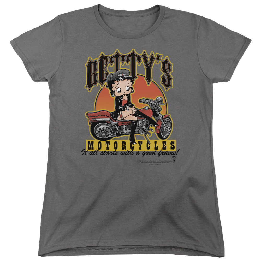 Betty Boop Bettys Motorcycles - Women's T-Shirt Women's T-Shirt Betty Boop