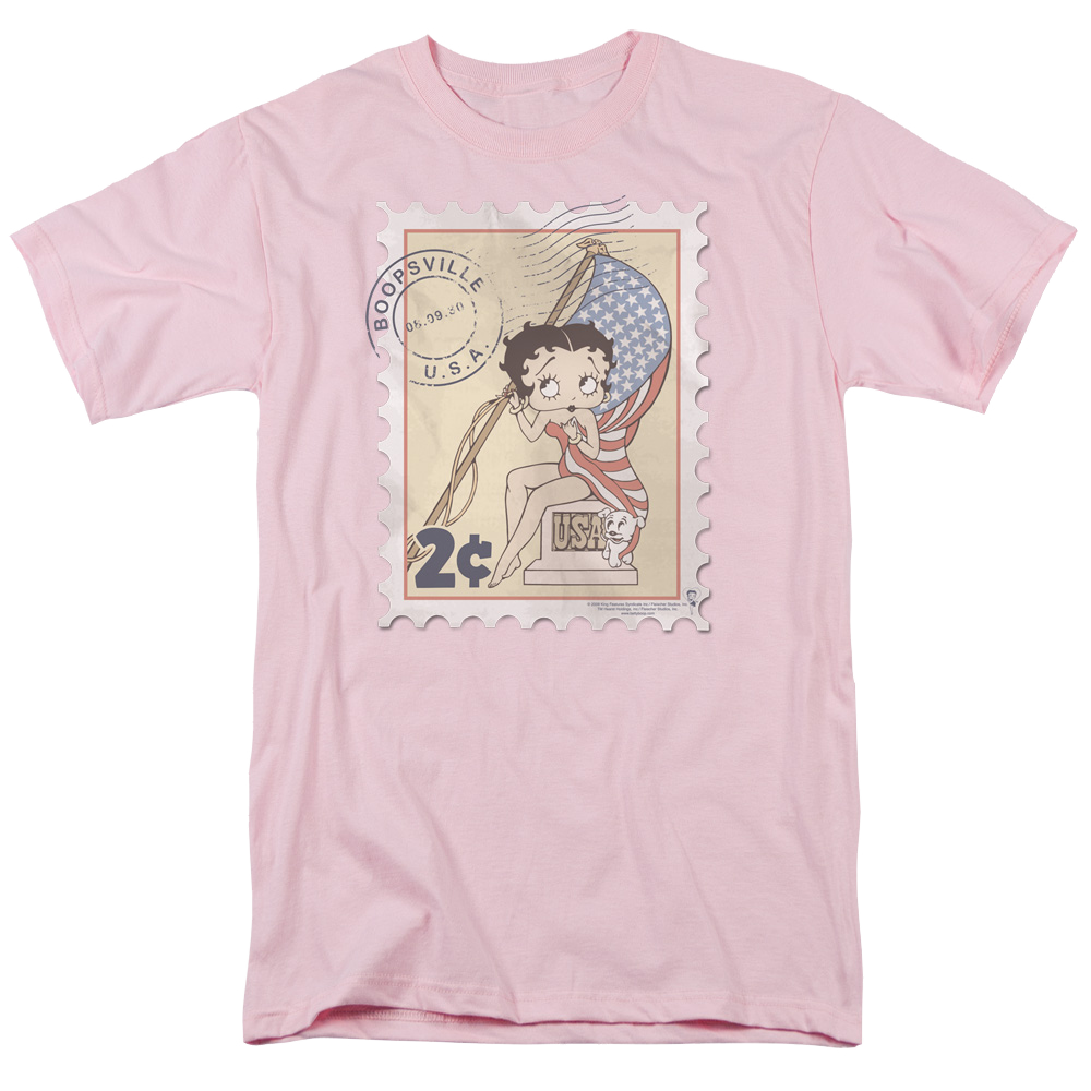 Betty Boop Vintage Stamp - Men's Regular Fit T-Shirt Men's Regular Fit T-Shirt Betty Boop
