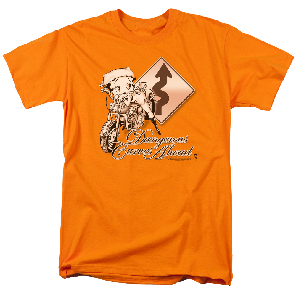 Betty Boop Dangerous Curves - Men's Regular Fit T-Shirt Men's Regular Fit T-Shirt Betty Boop