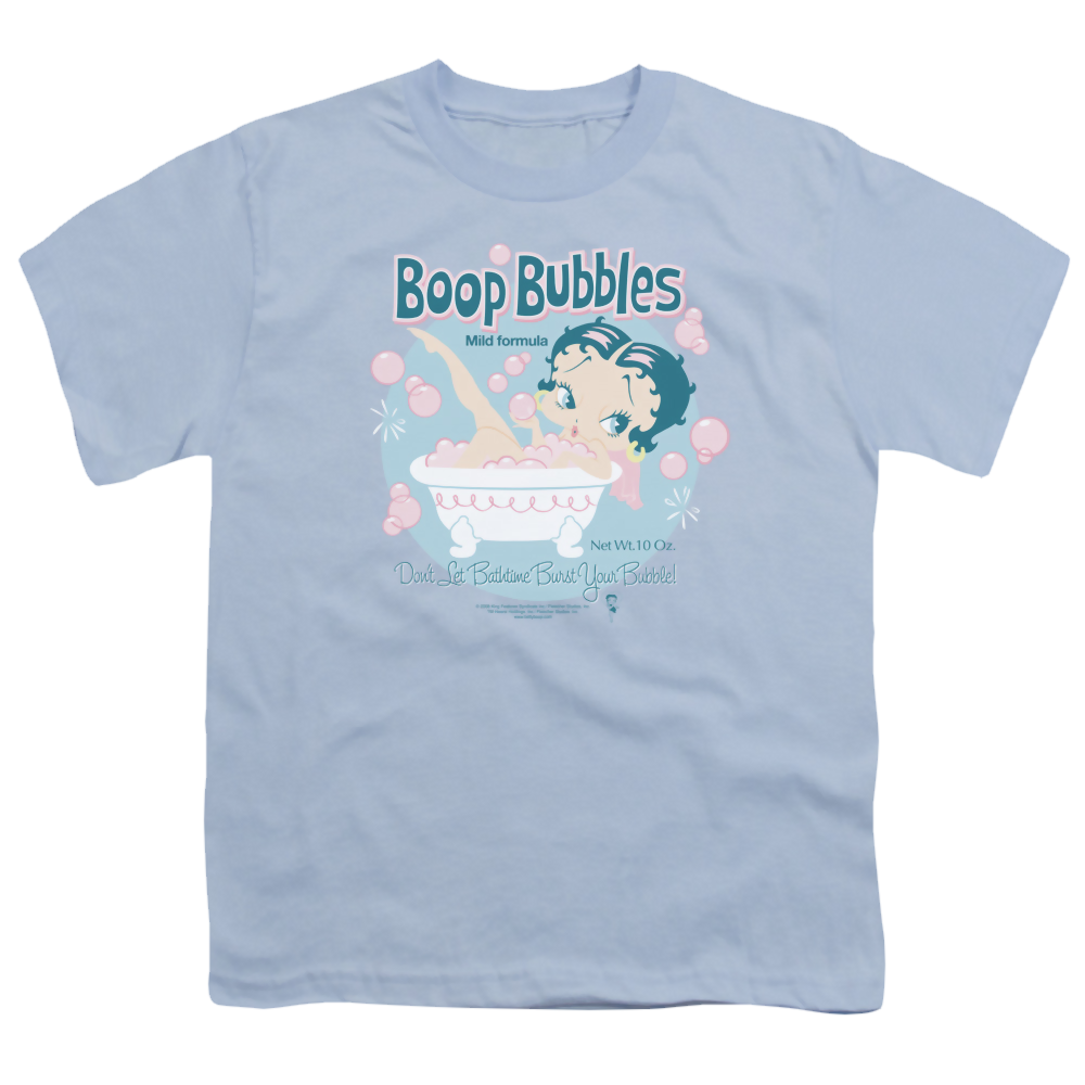 Betty Boop Boop Bubbles - Youth T-Shirt Youth T-Shirt (Ages 8-12) Betty Boop
