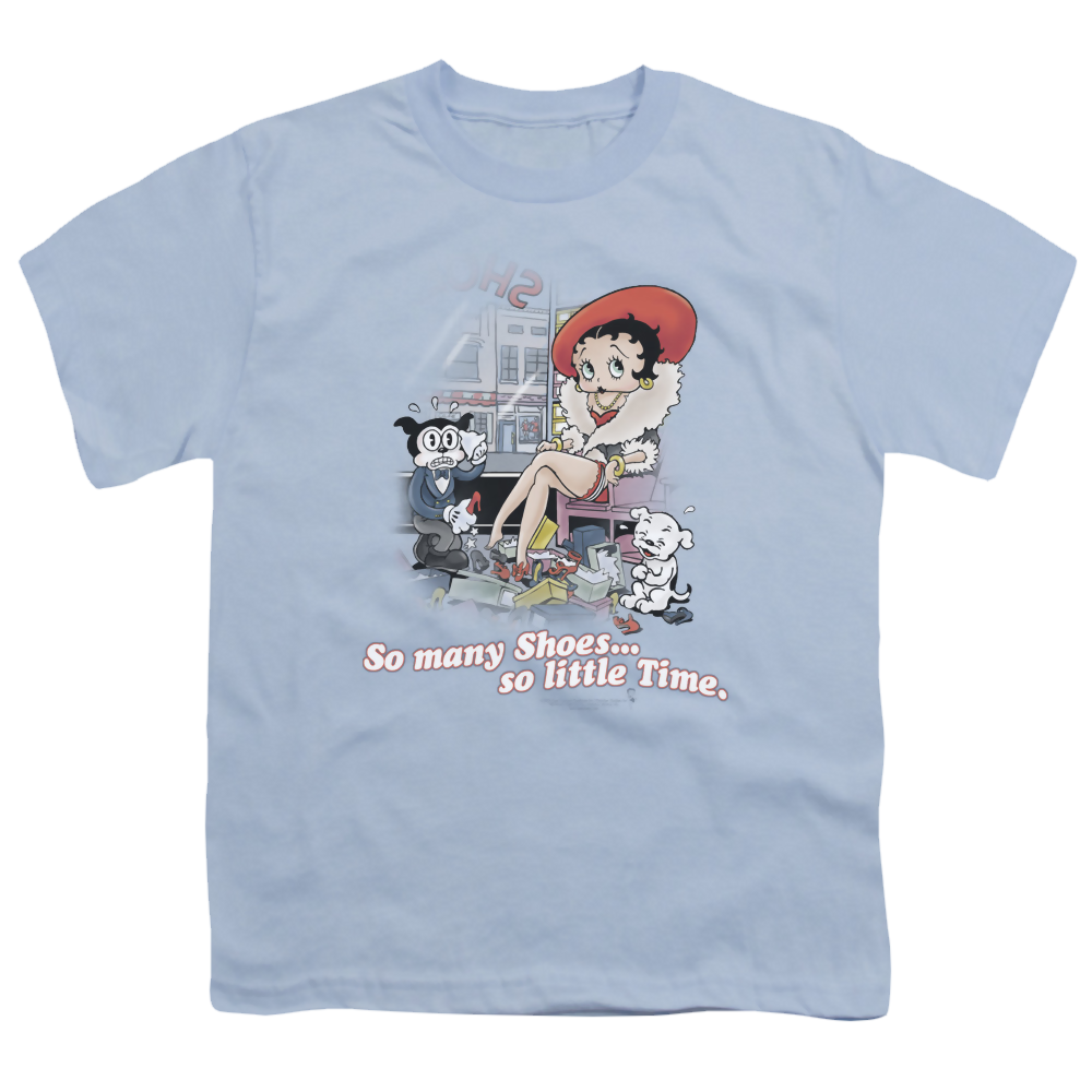 Betty Boop So Many Shoes - Kid's T-Shirt Kid's T-Shirt (Ages 4-7) Betty Boop