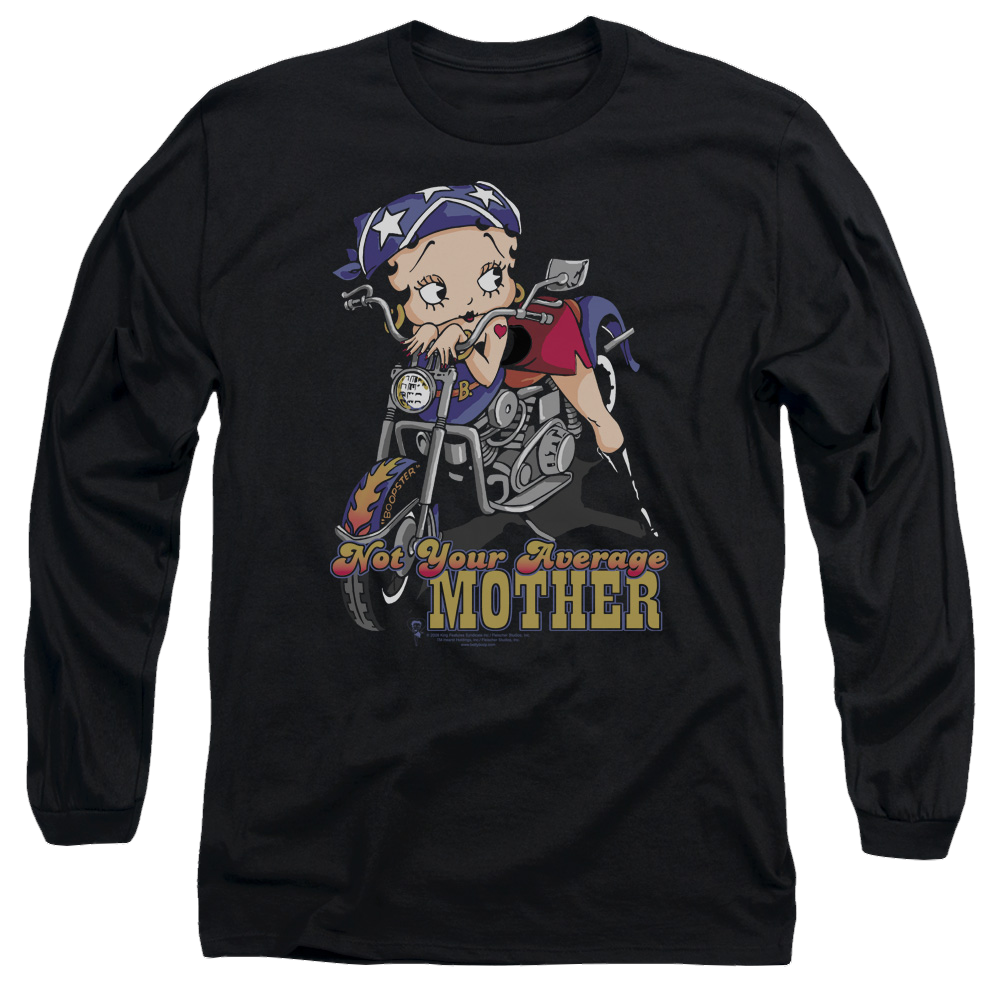 Betty Boop Not Your Average Mother - Men's Long Sleeve T-Shirt Men's Long Sleeve T-Shirt Betty Boop