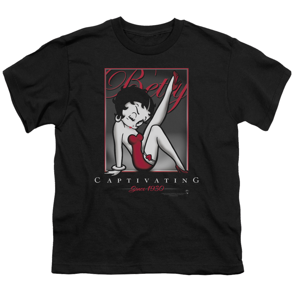 Betty Boop Captivating - Youth T-Shirt Youth T-Shirt (Ages 8-12) Betty Boop