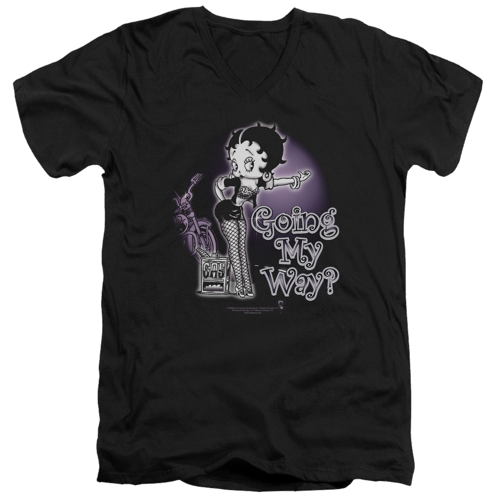 Betty Boop My Way - Men's V-Neck T-Shirt Men's V-Neck T-Shirt Betty Boop