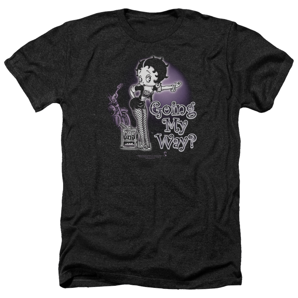 Betty Boop My Way - Men's Heather T-Shirt Men's Heather T-Shirt Betty Boop