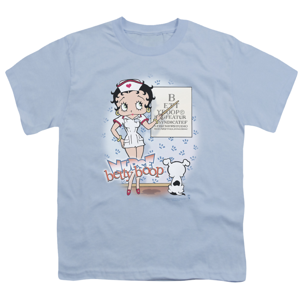 Betty Boop Eyechart - Youth T-Shirt Youth T-Shirt (Ages 8-12) Betty Boop