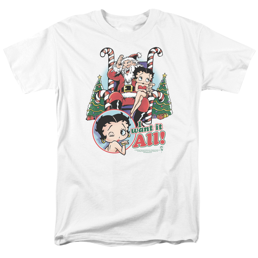 Betty Boop I Want It All - Men's Regular Fit T-Shirt Men's Regular Fit T-Shirt Betty Boop