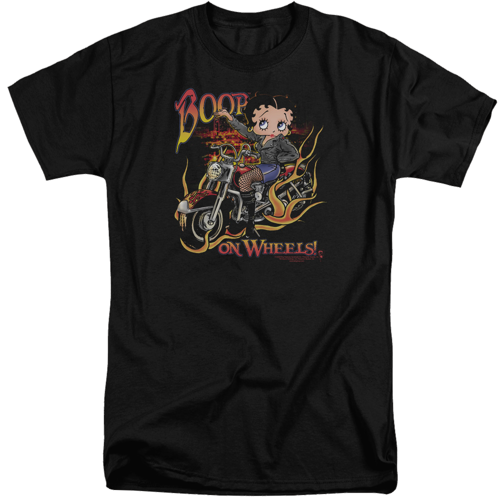 Betty Boop On Wheels - Men's Tall Fit T-Shirt Men's Tall Fit T-Shirt Betty Boop
