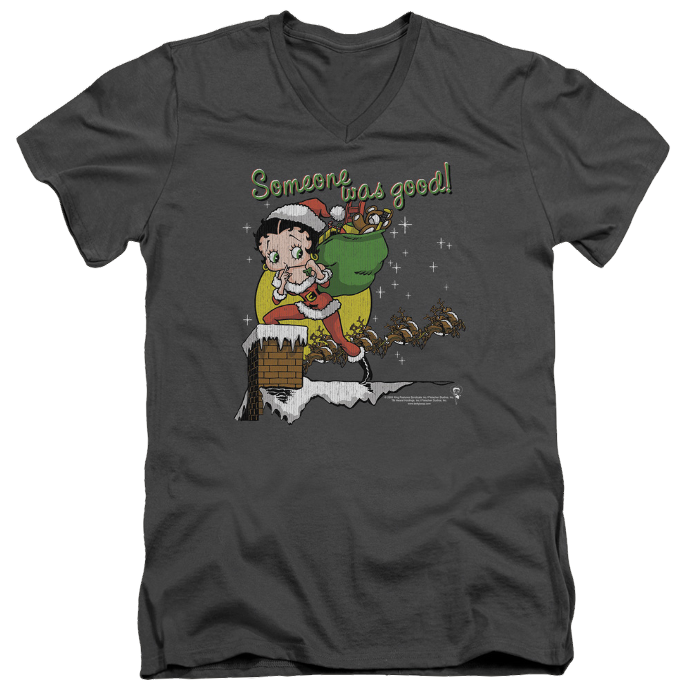 Betty Boop Chimney - Men's V-Neck T-Shirt Men's V-Neck T-Shirt Betty Boop