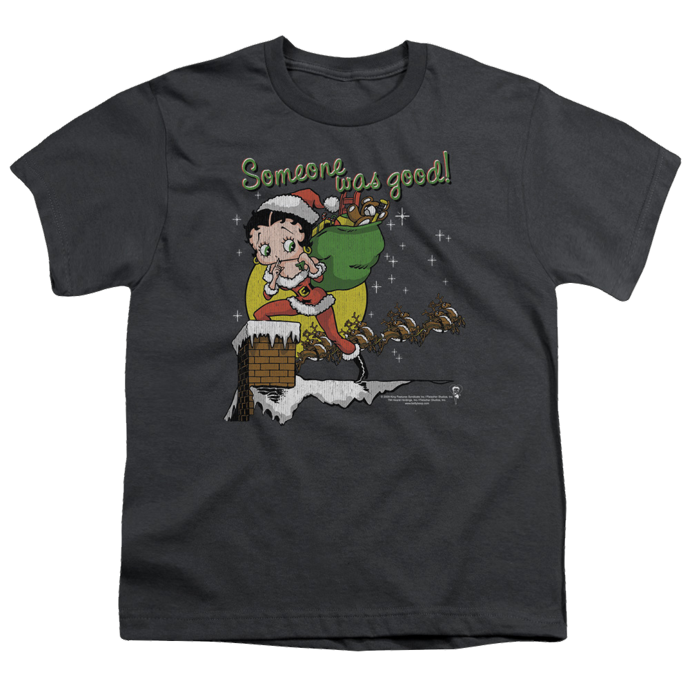 Betty Boop Chimney - Youth T-Shirt Youth T-Shirt (Ages 8-12) Betty Boop