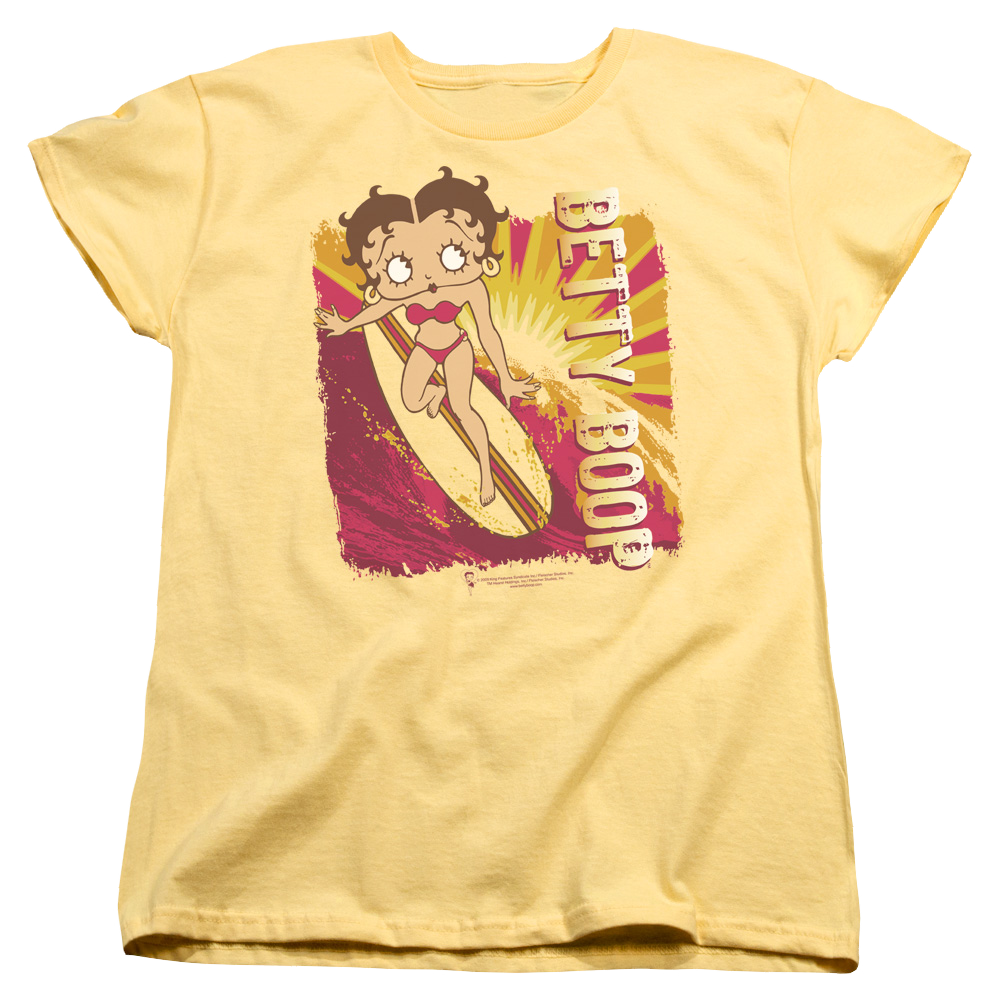 Betty Boop Sunset Surf - Women's T-Shirt Women's T-Shirt Betty Boop