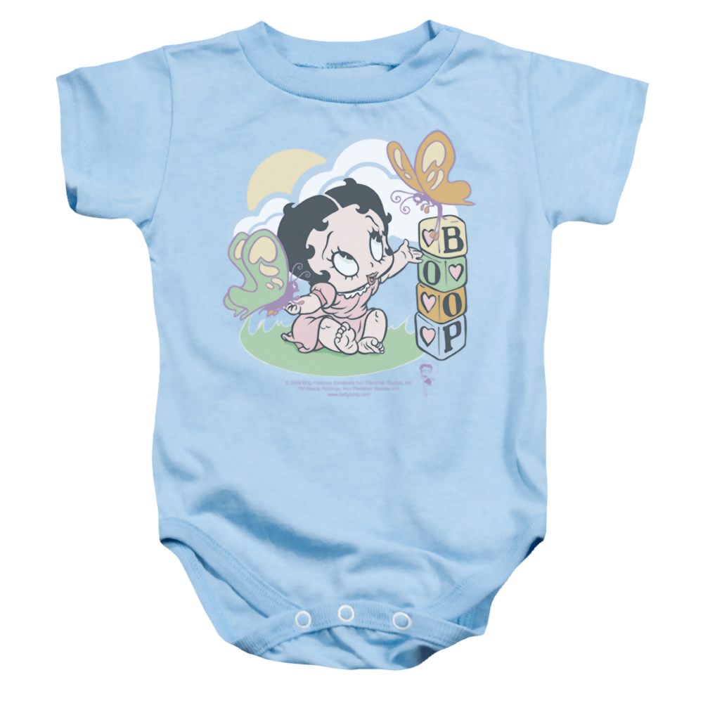 Betty Boop Blue Butterflies - Baby Bodysuit Baby Bodysuit Betty Boop