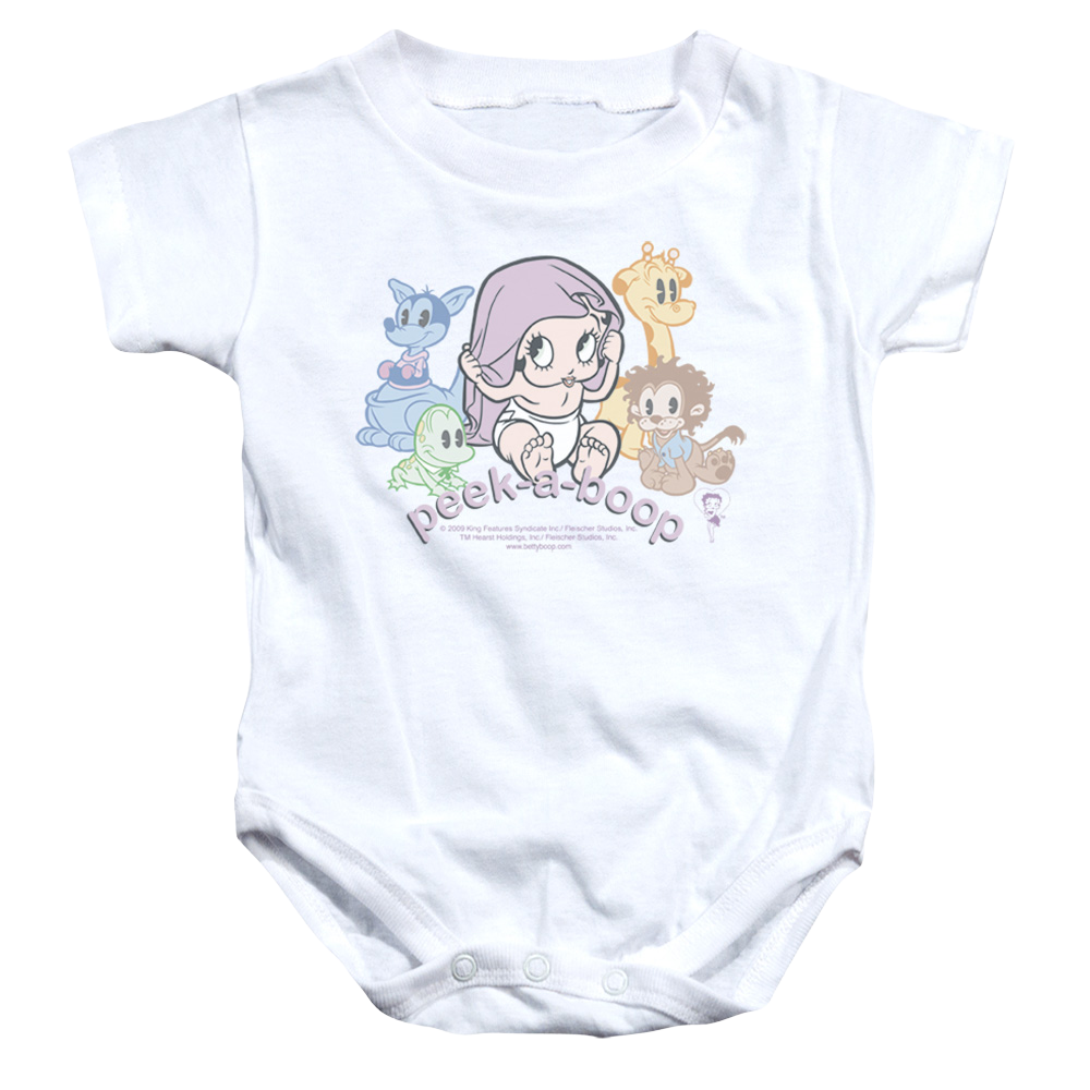 Betty Boop Peek A Boo - Baby Bodysuit Baby Bodysuit Betty Boop