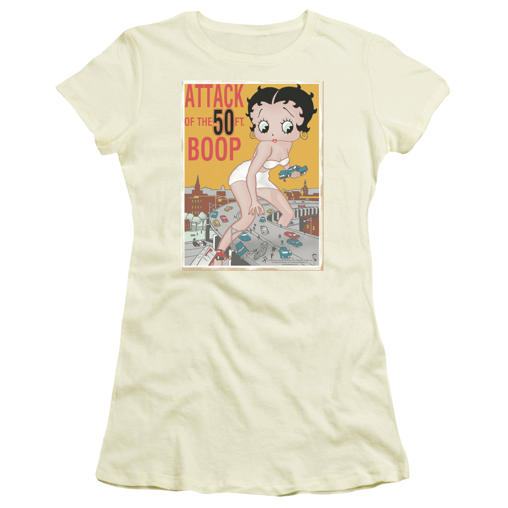Betty Boop Attack Of 50Ft Boop - Juniors T-Shirt Juniors T-Shirt Betty Boop