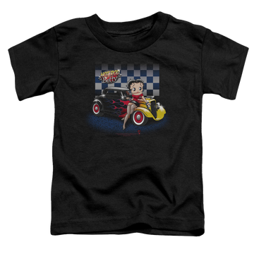 Betty Boop Hot Rod Boop - Toddler T-Shirt Toddler T-Shirt Betty Boop