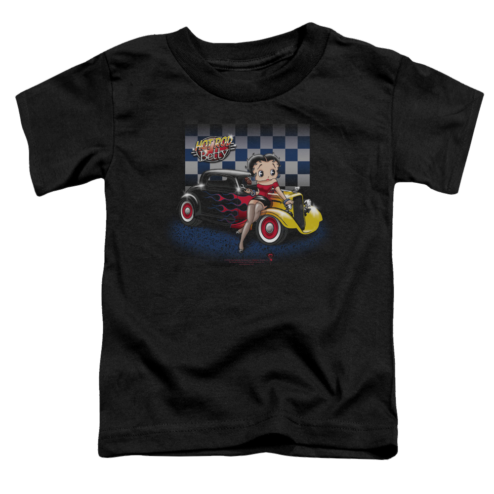 Betty Boop Hot Rod Boop - Toddler T-Shirt Toddler T-Shirt Betty Boop