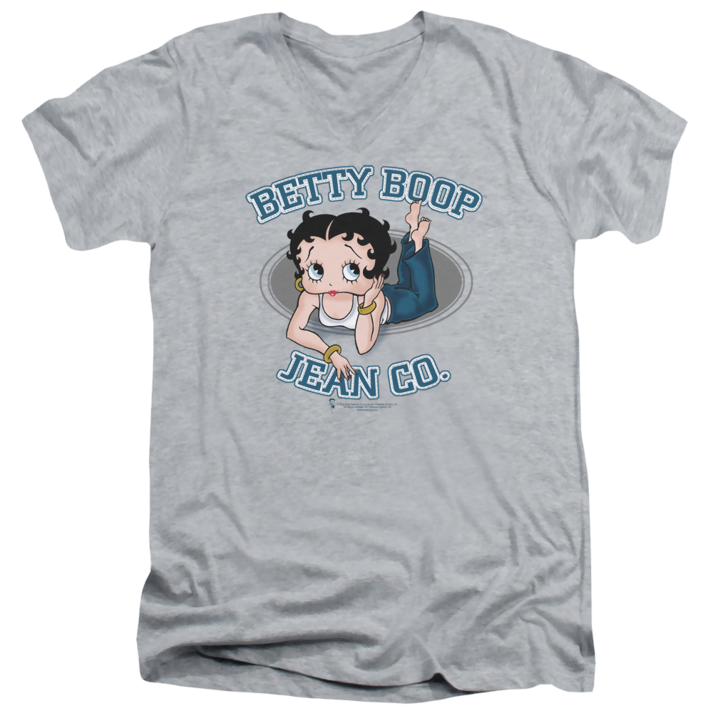 Betty Boop Jean Co - Men's V-Neck T-Shirt Men's V-Neck T-Shirt Betty Boop