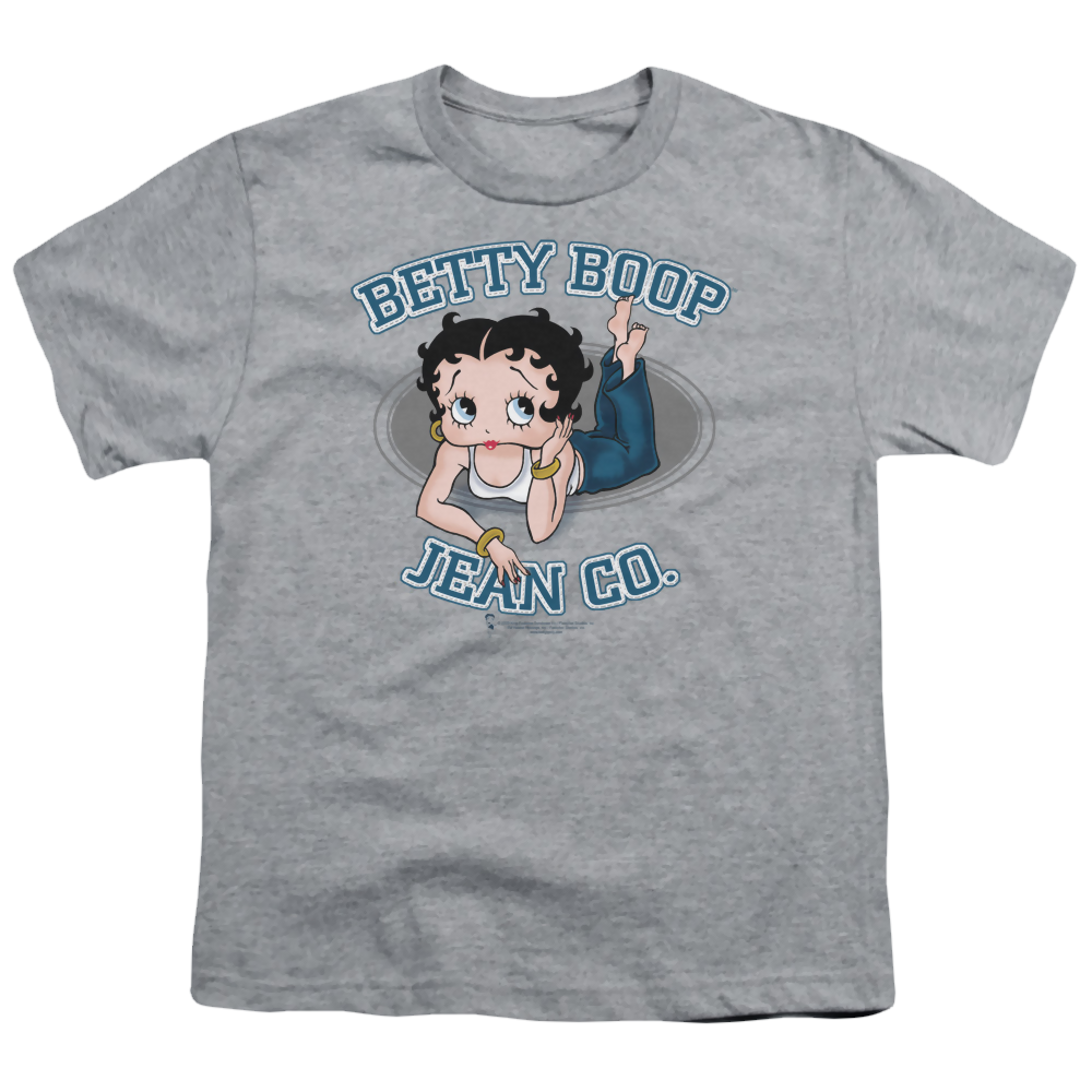 Betty Boop Jean Co - Youth T-Shirt Youth T-Shirt (Ages 8-12) Betty Boop
