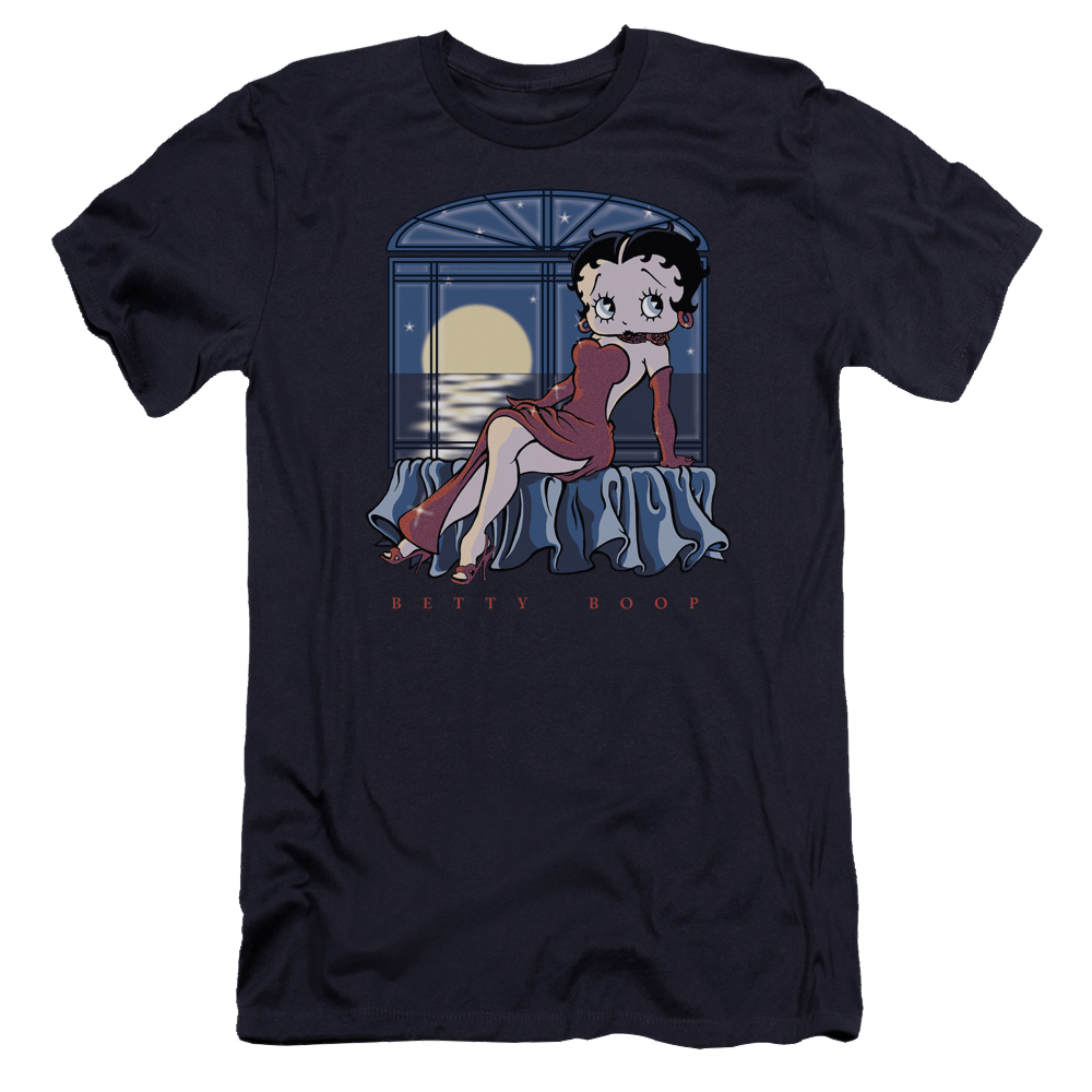 Betty Boop Moonlight - Men's Premium Slim Fit T-Shirt Men's Premium Slim Fit T-Shirt Betty Boop