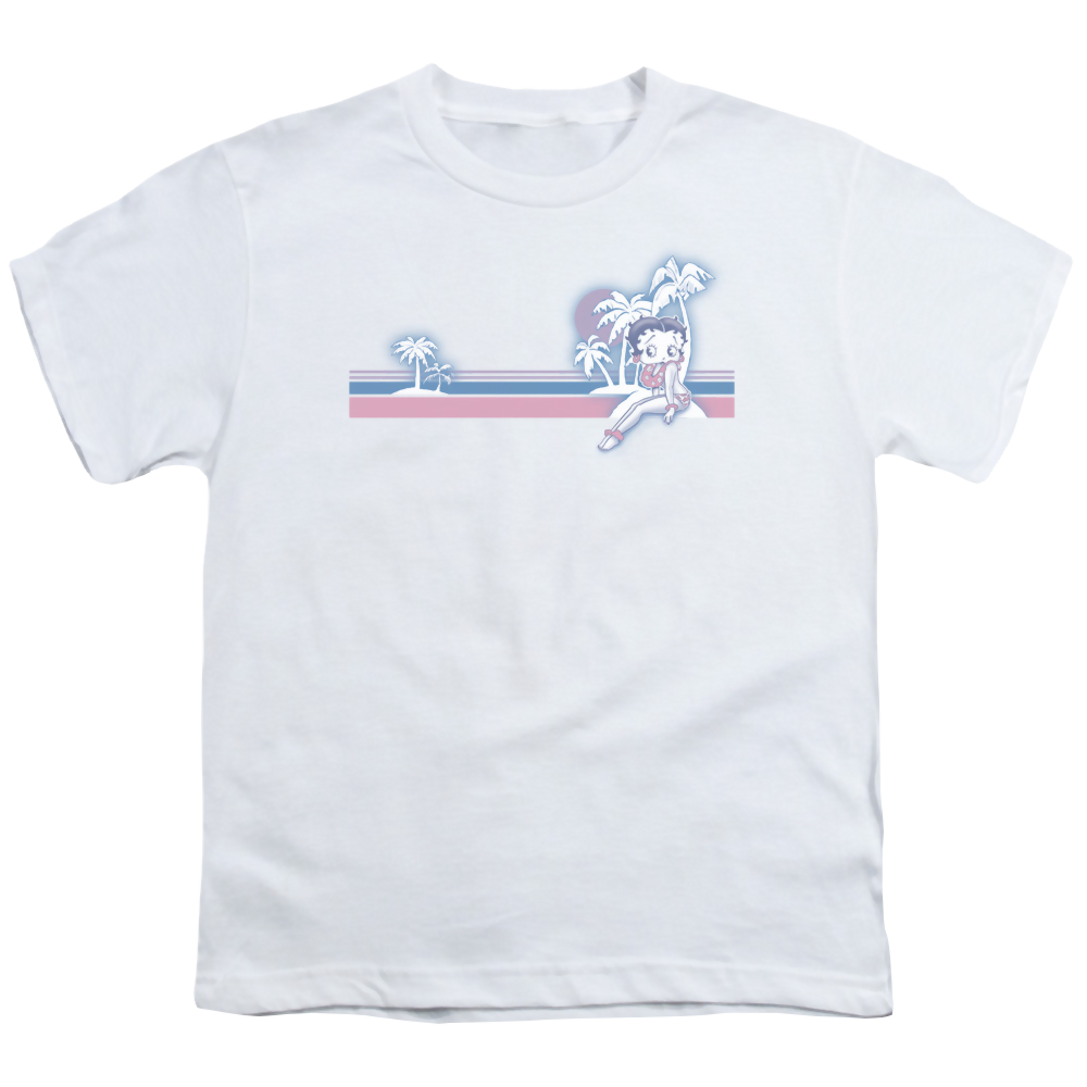 Betty Boop Reto Surf Band - Youth T-Shirt Youth T-Shirt (Ages 8-12) Betty Boop