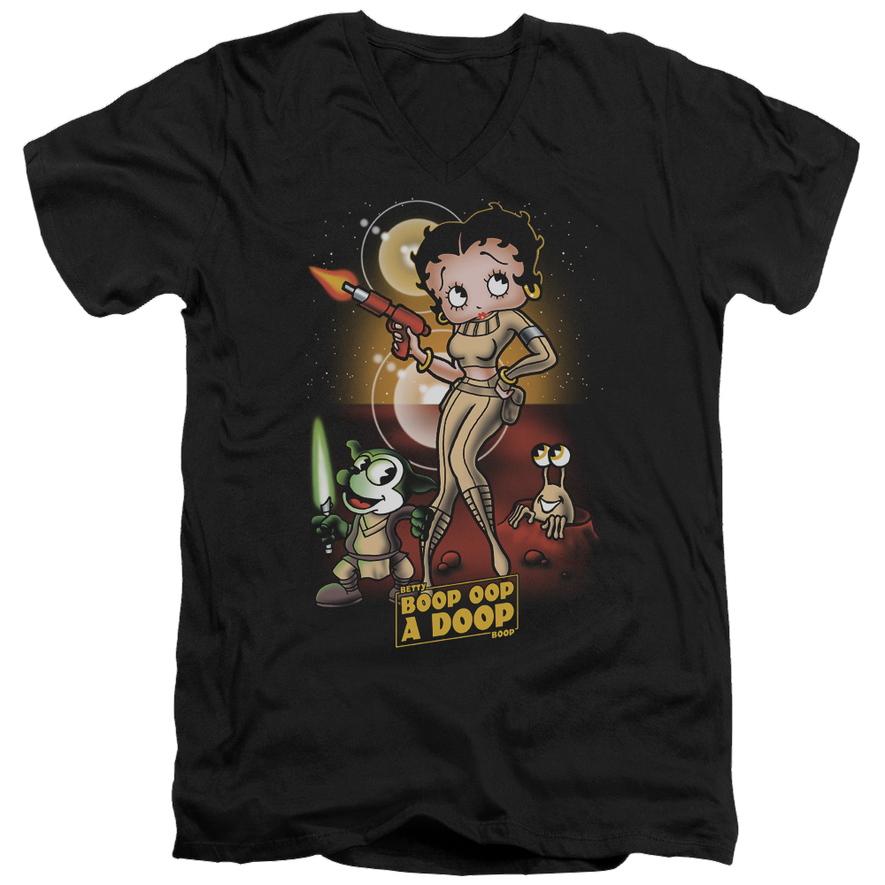 Betty Boop Star Princess - Men's V-Neck T-Shirt Men's V-Neck T-Shirt Betty Boop