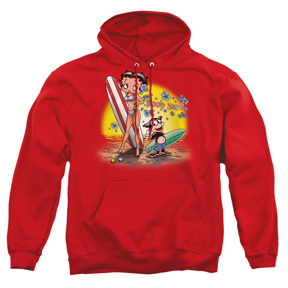 Betty Boop Surf - Pullover Hoodie Pullover Hoodie Betty Boop