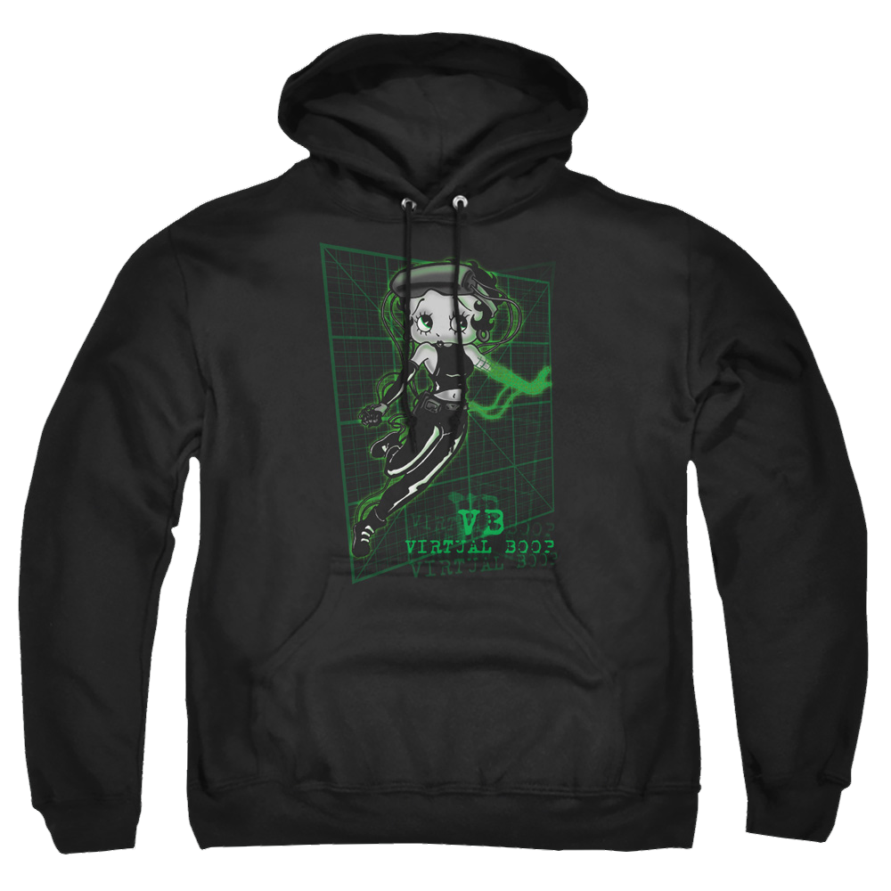Betty Boop Virtual Boop - Pullover Hoodie Pullover Hoodie Betty Boop