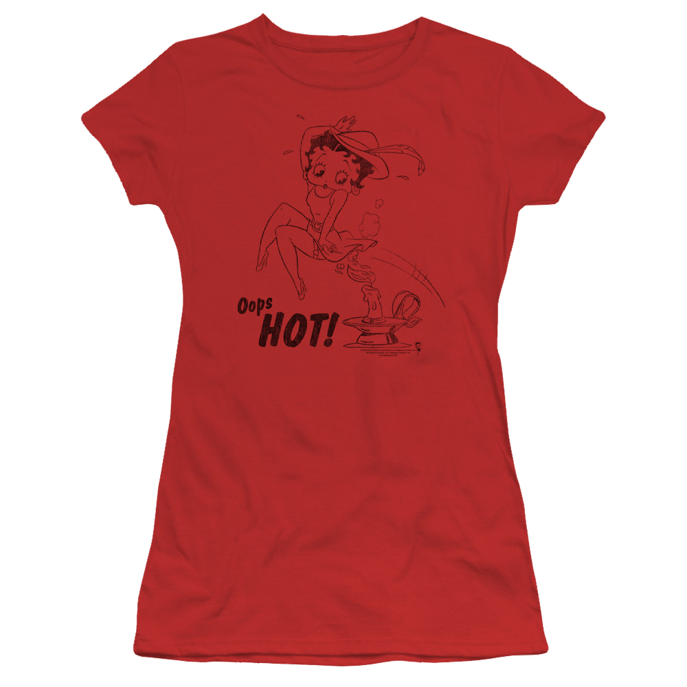 Betty Boop Nimble Betty - Juniors T-Shirt Juniors T-Shirt Betty Boop