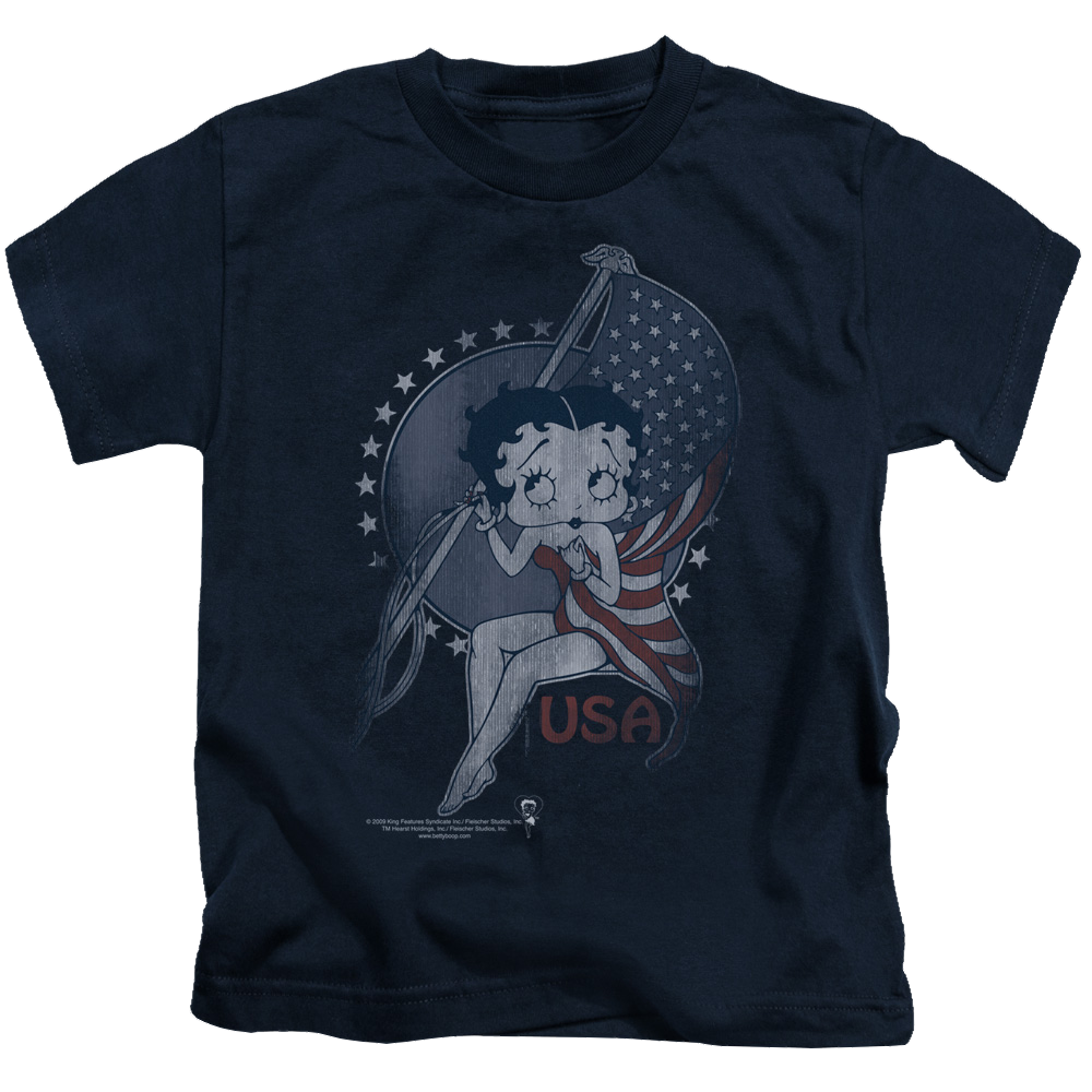 Betty Boop Proud Betty - Kid's T-Shirt Kid's T-Shirt (Ages 4-7) Betty Boop
