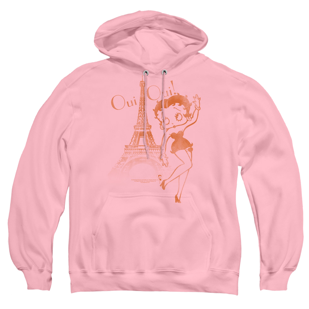 Betty Boop Oui Oui - Pullover Hoodie Pullover Hoodie Betty Boop