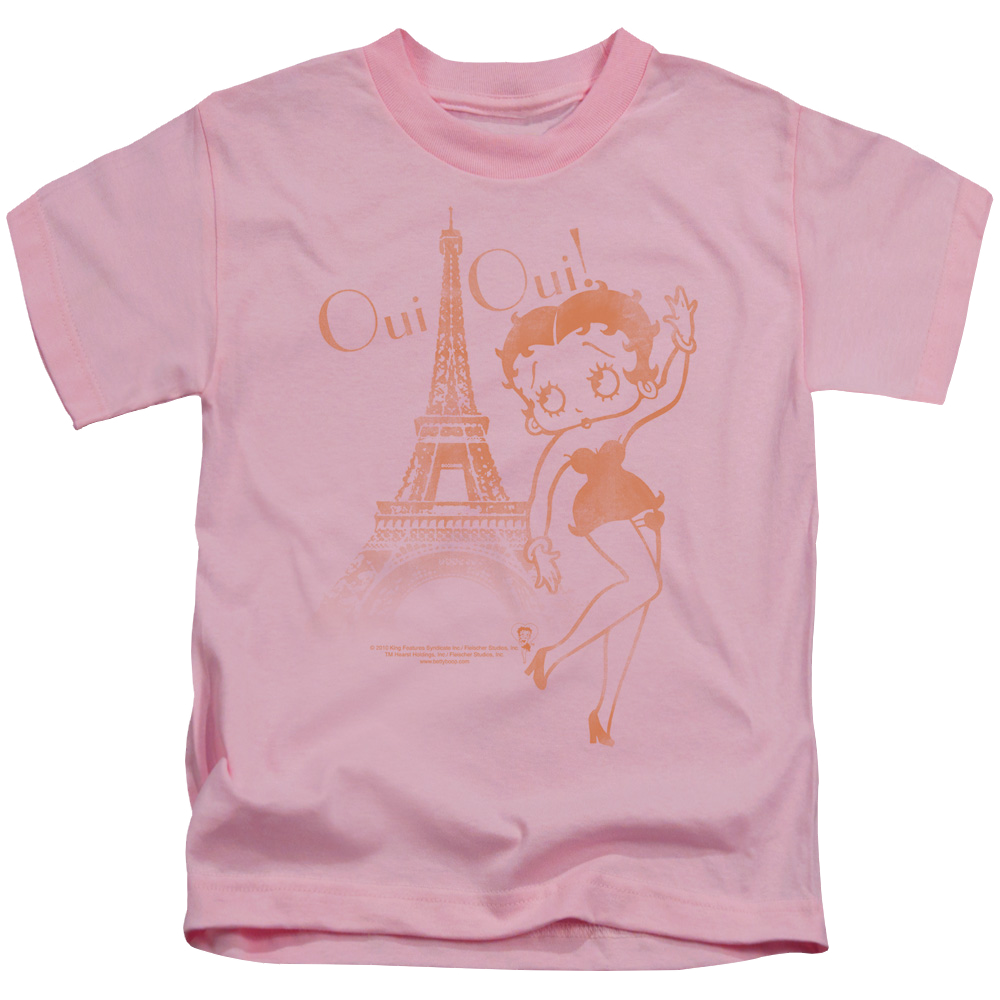 Betty Boop Oui Oui - Kid's T-Shirt Kid's T-Shirt (Ages 4-7) Betty Boop