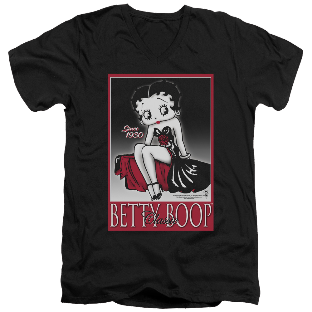 Betty Boop Classic - Men's V-Neck T-Shirt Men's V-Neck T-Shirt Betty Boop