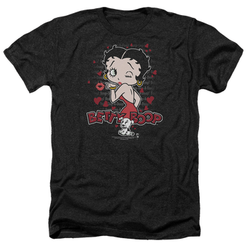 Betty Boop Classic Kiss - Men's Heather T-Shirt Men's Heather T-Shirt Betty Boop