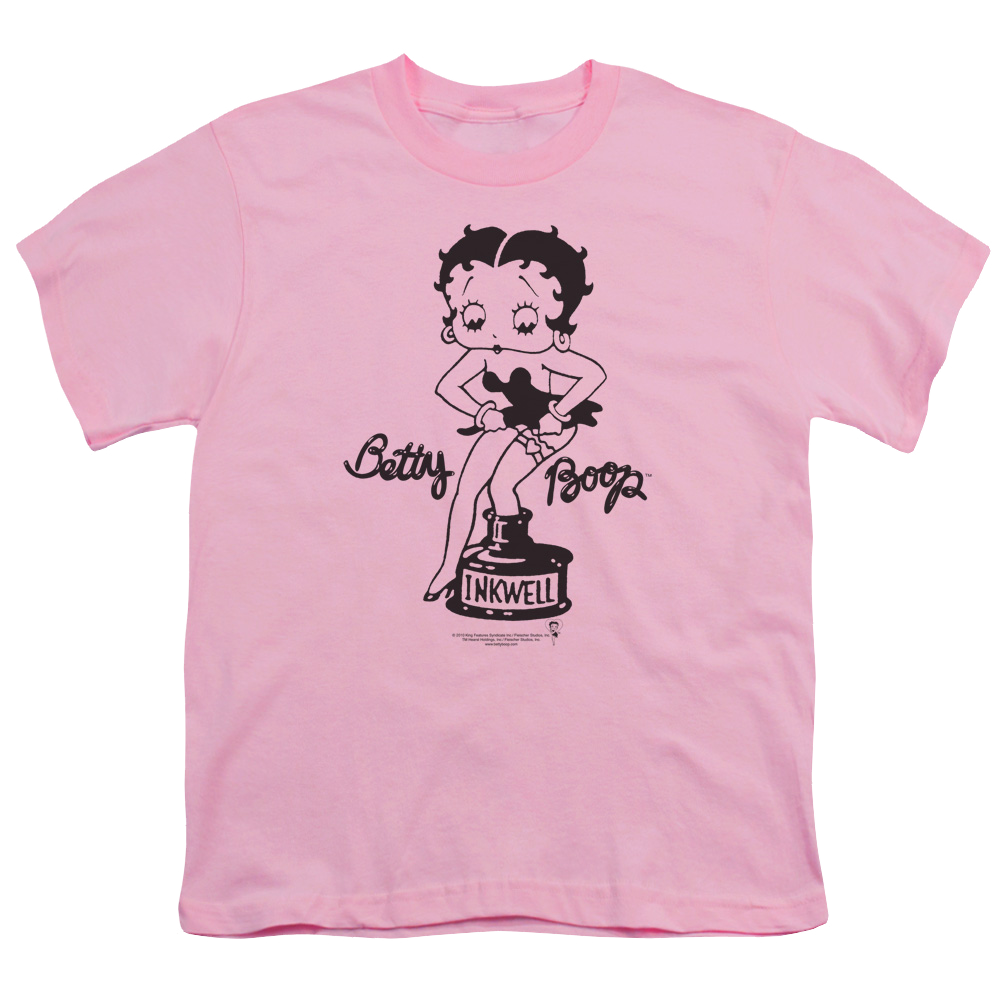 Betty Boop Inkwell - Youth T-Shirt Youth T-Shirt (Ages 8-12) Betty Boop