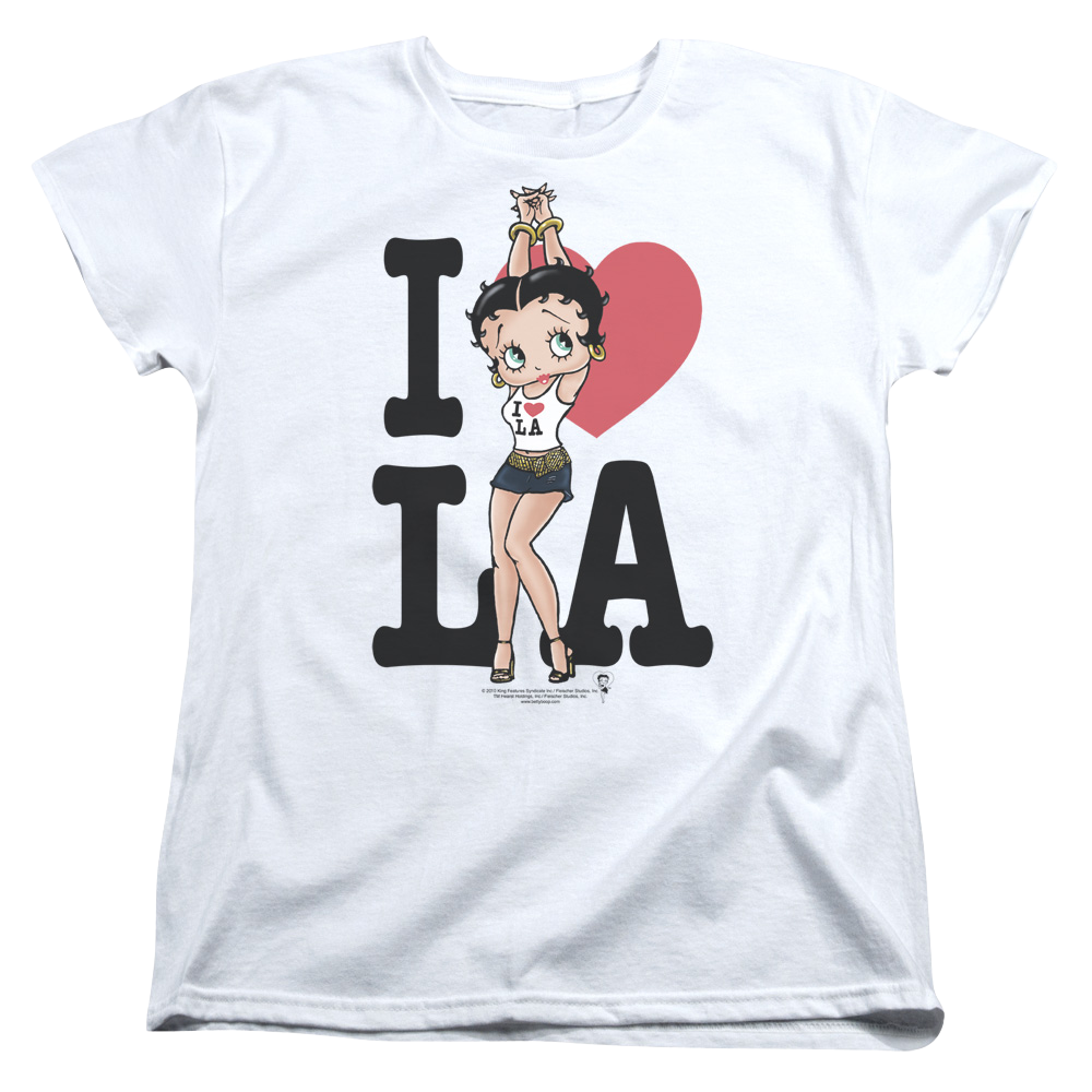 Betty Boop I Heart La - Women's T-Shirt Women's T-Shirt Betty Boop