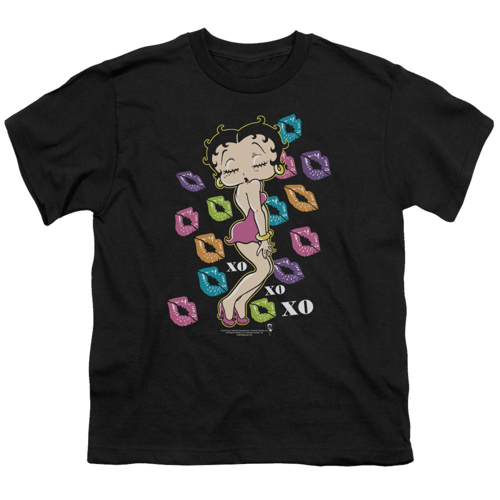 Betty Boop Tripple Xo - Youth T-Shirt Youth T-Shirt (Ages 8-12) Betty Boop