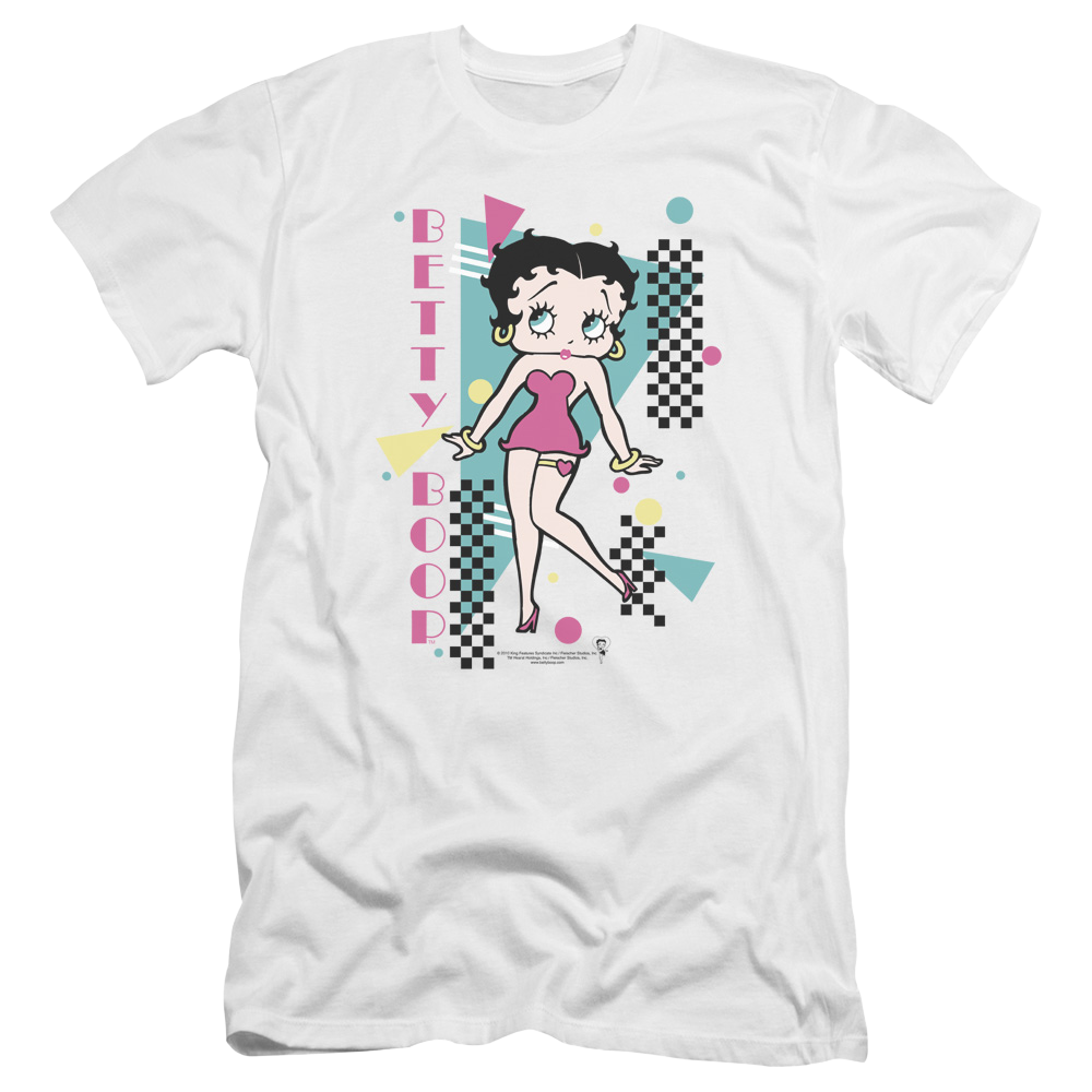 Betty Boop Booping 80S Style - Men's Premium Slim Fit T-Shirt Men's Premium Slim Fit T-Shirt Betty Boop