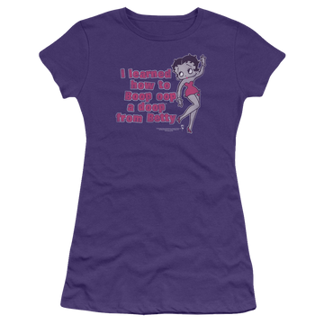 Betty Boop Learned From Betty - Juniors T-Shirt Juniors T-Shirt Betty Boop