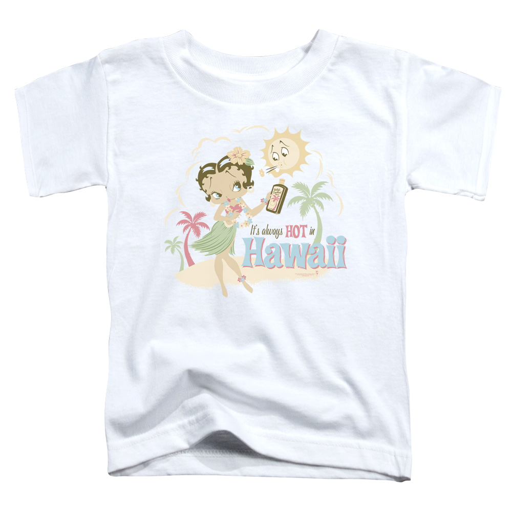 Betty Boop Hot In Hawaii - Kid's T-Shirt Kid's T-Shirt (Ages 4-7) Betty Boop