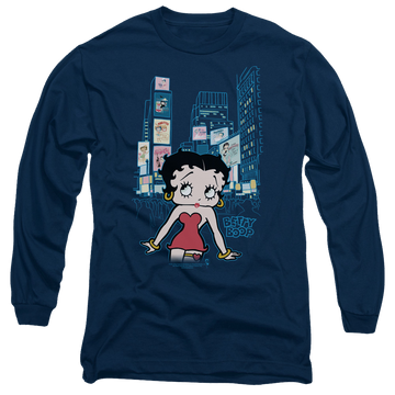 Betty Boop Square - Men's Long Sleeve T-Shirt Men's Long Sleeve T-Shirt Betty Boop