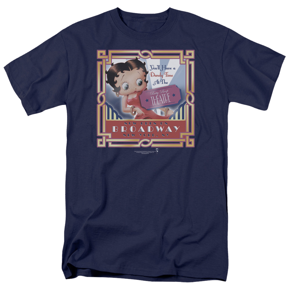 Betty Boop On Broadway - Men's Regular Fit T-Shirt Men's Regular Fit T-Shirt Betty Boop